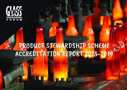 PRODUCT STEWARDSHIP SCHEME ACCREDITATION REPORT 2018-2019