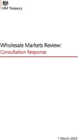 Wholesale Markets Review: Consultation Response - 1 March 2022 - GOV.UK