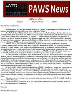 June 3, 2021 Responsibility - Goffstown School District