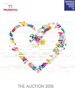 THE AUCTION 2018 - Terrence Higgins Trust