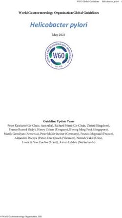 Helicobacter pylori - World Gastroenterology Organisation