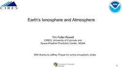 Earth's Ionosphere and Atmosphere - Tim Fuller-Rowell CIRES, University of Colorado and - CPAESS
