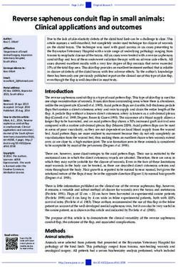 Reverse saphenous conduit flap in small animals: Clinical applications and outcomes