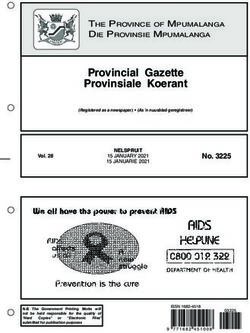 AIDS 0800 012 322 DEPARTMENT OF HEALTH - We oil Irawm he power to pment kiIDc - Provincial Gazette Provinsiale ...