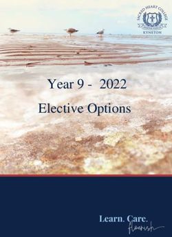 Elective Options Year 9 2022 - 2022 Elective Options