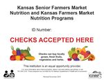 And Farmers Market Nutrition Program - Senior Farmers Market Nutrition Program Emily Carpenter