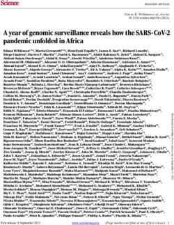 A YEAR OF GENOMIC SURVEILLANCE REVEALS HOW THE SARS-COV-2 PANDEMIC UNFOLDED IN AFRICA