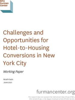 Challenges and Opportunities for Hotel-to-Housing Conversions in New York City