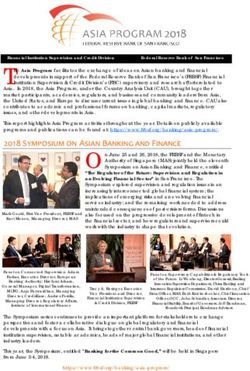 T he Asia Program facilitates the exchange of ideas on Asian banking and financial - Federal Reserve Bank of San ...