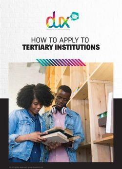 TERTIARY INSTITUTIONS - HOW TO APPLY TO - duxpd