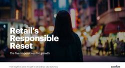 Retail's Responsible Reset - The five imperatives for growth From insights to action, the path to extraordinary value starts here.