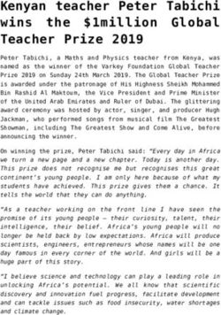 Kenyan teacher Peter Tabichi wins the $1million Global Teacher Prize 2019 - New Asian Post