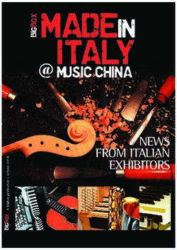 ITALY MADEIN - NEWS FROM ITALIAN EXHIBITORS - BigBox