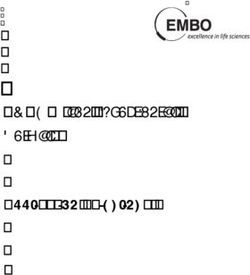 EMBO Global Investigator Network - Application guidelines