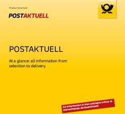 POSTAKTUELL At a glance: all information from selection to delivery - Product brochure - Deutsche Post