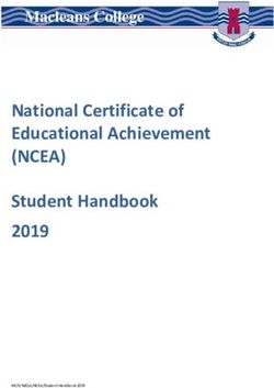 National Certificate of Educational Achievement - (NCEA) Student Handbook 2019 - Macleans College