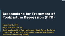 Brexanolone for Treatment of Postpartum Depression (PPD) - November 2, 2018 Sage Therapeutics, Inc. Joint Meeting of the Psychopharmacologic Drugs ...