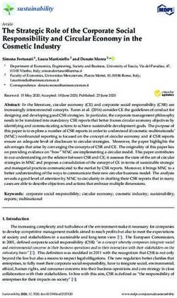 The Strategic Role of the Corporate Social Responsibility and Circular Economy in the Cosmetic Industry - MDPI