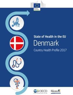 Denmark State of Health in the EU - Country Health Profile 2017 - WHO/Europe