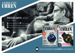 MEDIA DATA 2020 Print + Online - WWW.ARMBAND WWW.ARMBANDUHREN-ONLINE.DE - Armbanduhren-Magazin