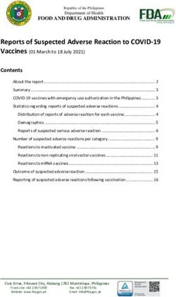 Reports of Suspected Adverse Reaction to COVID-19 - FDA