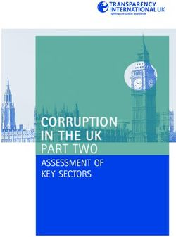 CORRUPTION IN THE UK PART TWO assessment of key sectors - Transparency ...