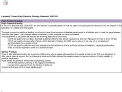 Lanesend Primary Pupil Premium Strategy Statement 2020/2021 Pupil Premium Funding Pupil Premium Funding - Lanesend ...