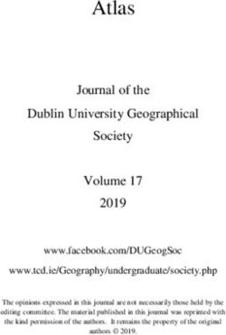 Atlas Journal of the Dublin University Geographical Society Volume 17 2019