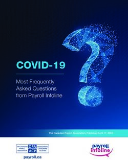 COVID-19 Most Frequently Asked Questions from Payroll Infoline - payroll.ca - Canadian Payroll Association