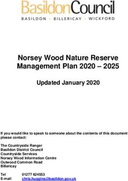 Norsey Wood Nature Reserve Management Plan 2020 2025