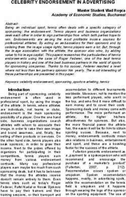 CELEBRITY ENDORSEMENT IN ADVERTISING