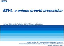 BBVA, aunique growth proposition - Jaime Sáenz de Tejada, Chief Financial Officer