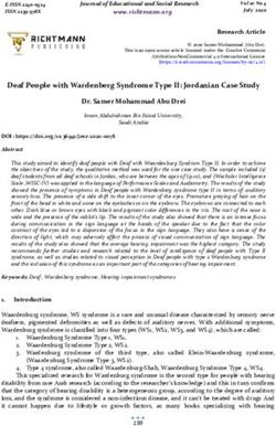 Deaf People with Wardenberg Syndrome Type II: Jordanian Case Study