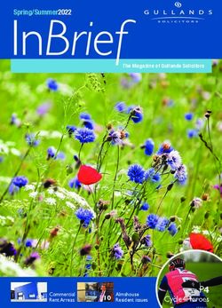 INBRIEF THE MAGAZINE OF GULLANDS SOLICITORS