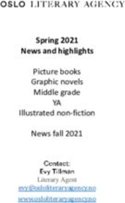 YA Spring 2021 News and highlights - Picture books Graphic novels Middle grade Illustrated non-fiction - Oslo Literary Agency