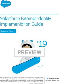 PREVIEW - Salesforce External Identity Implementation Guide