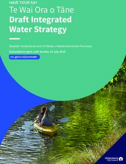 Draft Integrated Water Strategy - Te Wai Ora o Tāne HAVE YOUR SAY