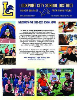 LOCKPORT CITY SCHOOL DISTRICT - PRIDEINOURPAST FAITHINOURFUTURE