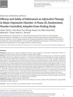 Efficacy and Safety of Seltorexant as Adjunctive Therapy in Major Depressive Disorder: A Phase 2b, Randomized, Placebo-Controlled, Adaptive ...
