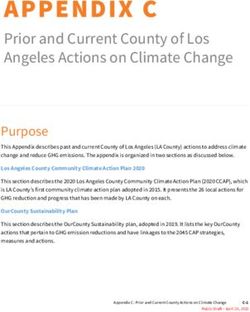 APPENDIX C Prior and Current County of Los Angeles Actions on Climate Change