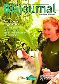 From genes to genomes: botanic gardens embracing new tools for conservation and research - Botanic Gardens Conservation ...