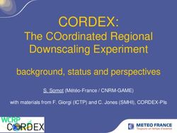 CORDEX: The COordinated Regional Downscaling Experiment - background, status and perspectives - IPSL Climate ...