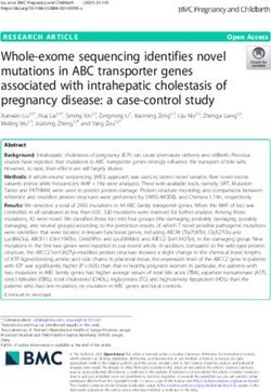 Whole-exome sequencing identifies novel mutations in ABC transporter genes associated with intrahepatic cholestasis of pregnancy disease: a ...