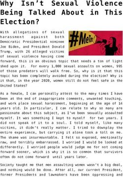 Why Isn't Sexual Violence Being Talked About in This Election?