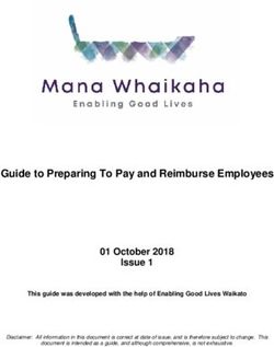 Guide to Preparing To Pay and Reimburse Employees - Mana Whaikaha