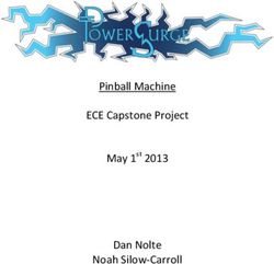 Pinball Machine ECE Capstone Project - Dan Nolte Noah Silow-Carroll May 1st 2013
