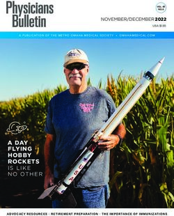 A DAY FLYING HOBBY ROCKETS - IS LIKE NO OTH ER - Metro Omaha Medical Society