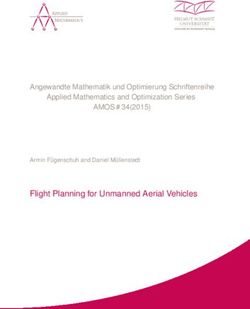 Flight Planning for Unmanned Aerial Vehicles - AMOS # 34(2015) Angewandte Mathematik und Optimierung Schriftenreihe Applied Mathematics and ...