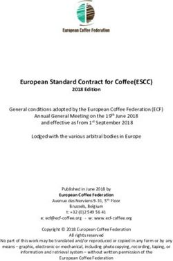 European Standard Contract for Coffee(ESCC) - DRWakefield