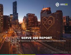 2021 SERVE 360 REPORT - Environmental, Social, and Governance Progress at Marriott International - Marriott International Serve360